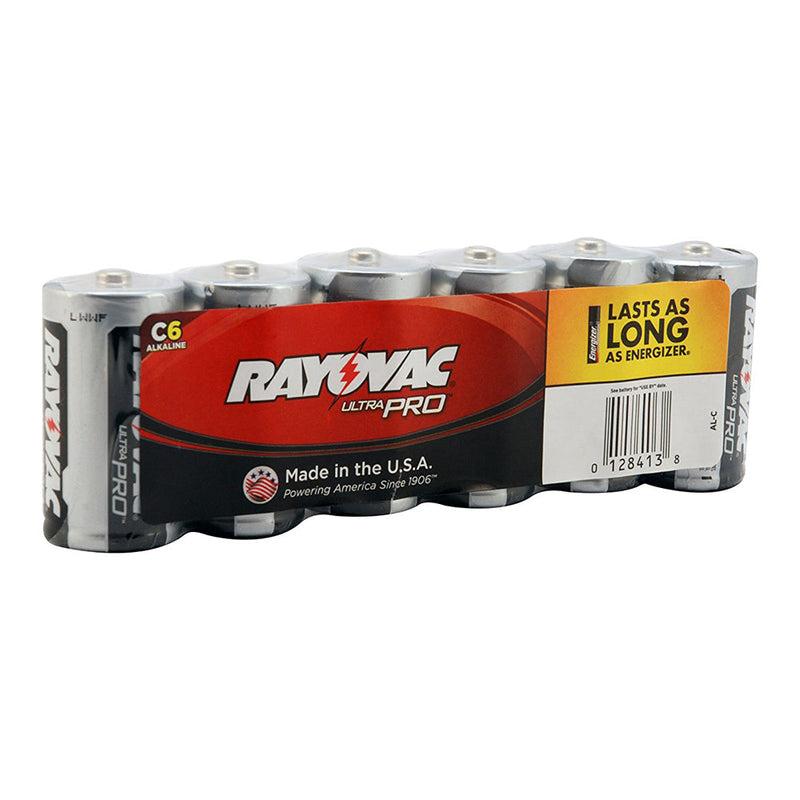 Rayovac C Industrial Alkaline Batteries - AL-C 6 per pack