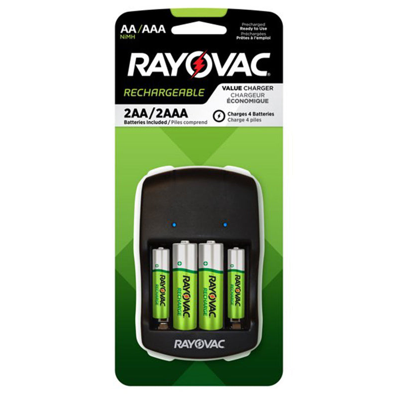 Rayovac AA/AAA NiMH Battery Charger