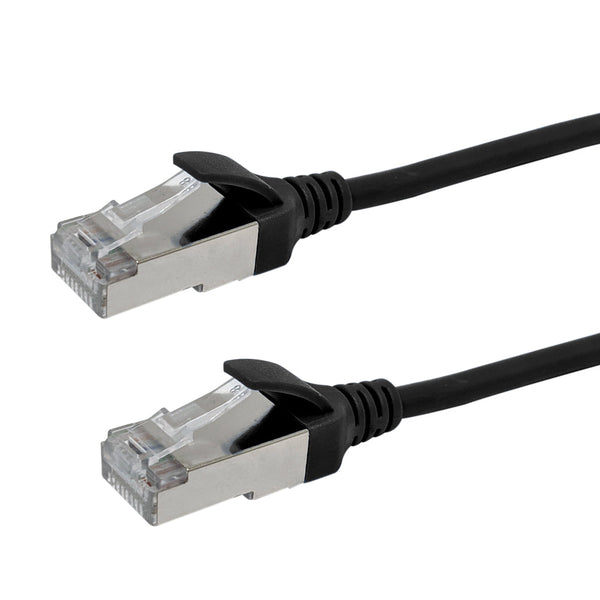 Cat8 FFTP 40G Ultra-Thin Molded Patch Cable 30AWG - Riser CMR