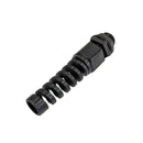 Cable Gland with Strain Relief M16x1.5 Thread - Cable OD 5~10mm - IP68 - Black