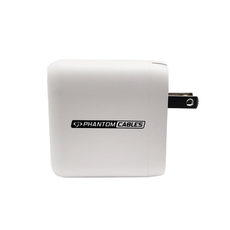 USB Wall Charger - 37W - USB Type-C (25W) - USB Type-A (12W) - PPS - White