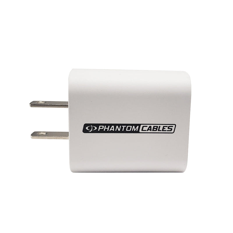 USB Wall Charger - 20W - USB Type-C PD (Power Delivery) (5V/3A, 9V/2.22A, 12V/1.67A) - White