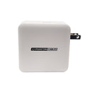 USB Travel Charger - 65W - USB Type-C (20W) - USB Type-C (60W) - GaN - White