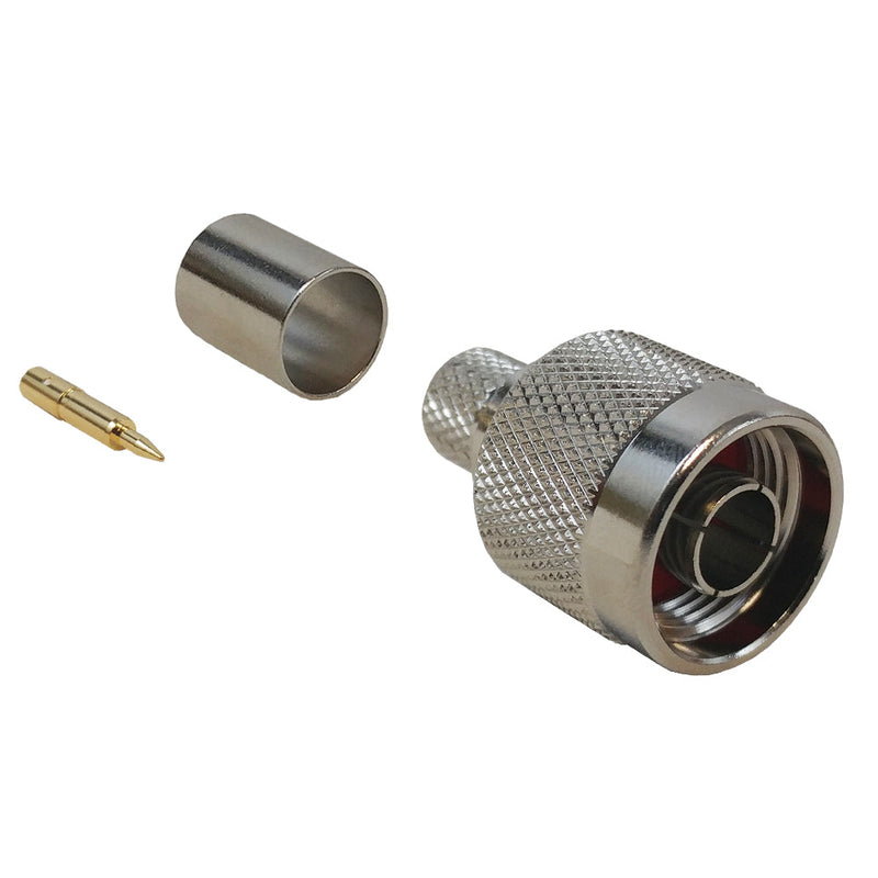 N-Type Male Crimp Connector for RG8 LMR-400 50 Ohm