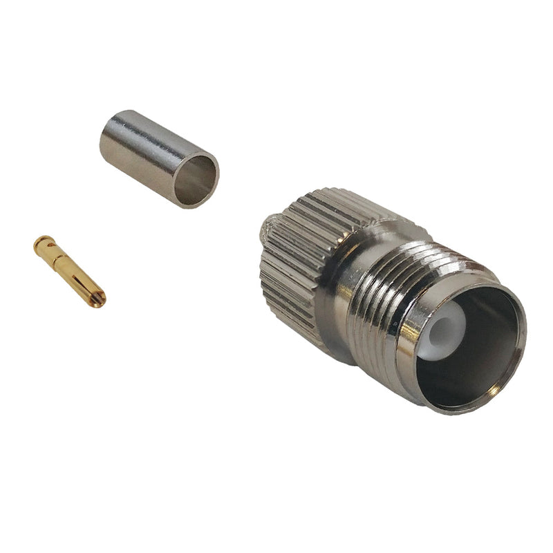 TNC Female Crimp Connector for RG58 LMR-195 50 Ohm