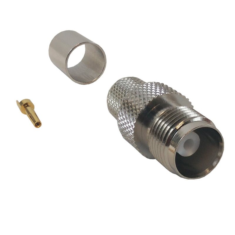 TNC Female Crimp Connector for RG8 LMR-400 50 Ohm