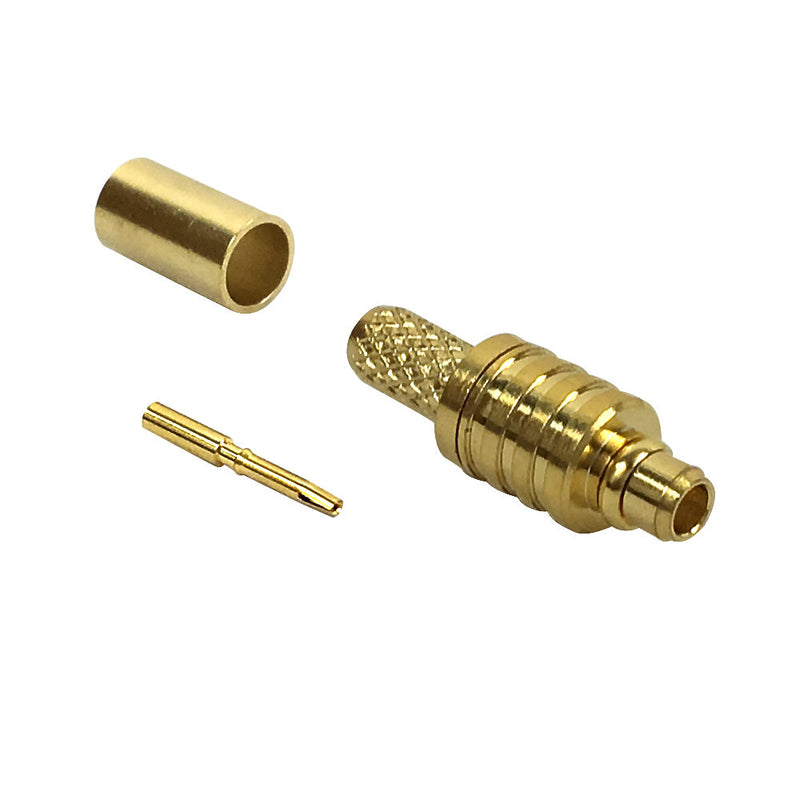 MMCX Reverse Polarity Male Crimp Connector for RG174 LMR-100 50 Ohm