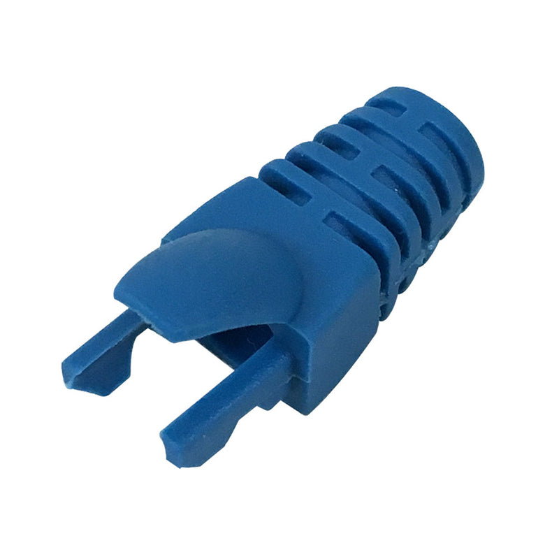 RJ45 Molded Style Cat6 Shielded and CAT6a Boots - 7.3mm ID