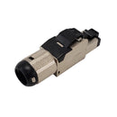 RJ45 Cat8 Shielded Field Termination Tool-Less Plug (Solid or Stranded) (8P 8C) - IP20