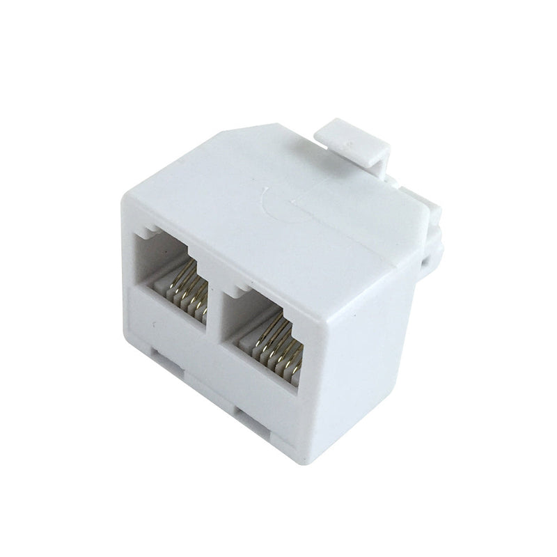 Adaptor Rj12 RJ12 Tee Adapter (2x RJ12 Female, 1x RJ12 Male)