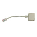 6 inch Cat 5e RJ45 Tee Adapter (2x RJ45 Female, 1x RJ45 Male)