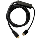 DisplayPort Male to HDMI Male Cable with Audio - 4Kx2K 60Hz - 28AWG CL3/FT4