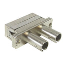 ST/SC Fiber Hybrid Adapter F/F SM/MM Duplex Ceramic Panel Mount, Metal