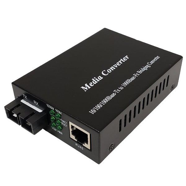 10/100/1000 Singlemode media converter 40km SC 1310nm