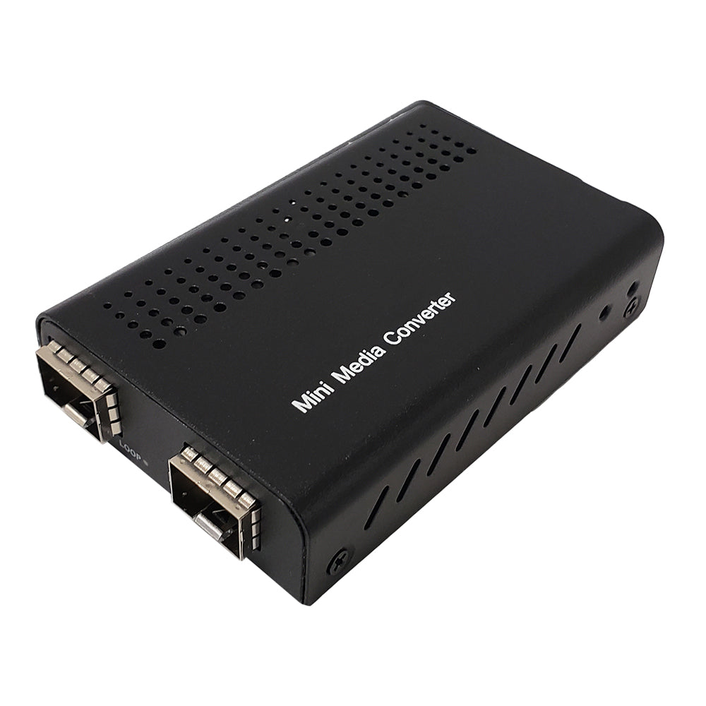 10G Multimode to Singlemode Duplex Fiber Converter