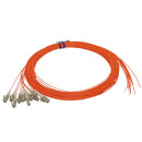 3m LC/PC 12-Fiber OM1 Multimode Simplex 62.5 micron - 900um Pigtail - Orange