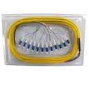 3m LC/UPC OS2 Singlemode Simplex 9 micron - 900um Jacketed Pigtail - 19inch Fan-Out - OFNR