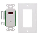 IR Dual Band Decora Wall Plate Receiver (12V DC 30mA) - White