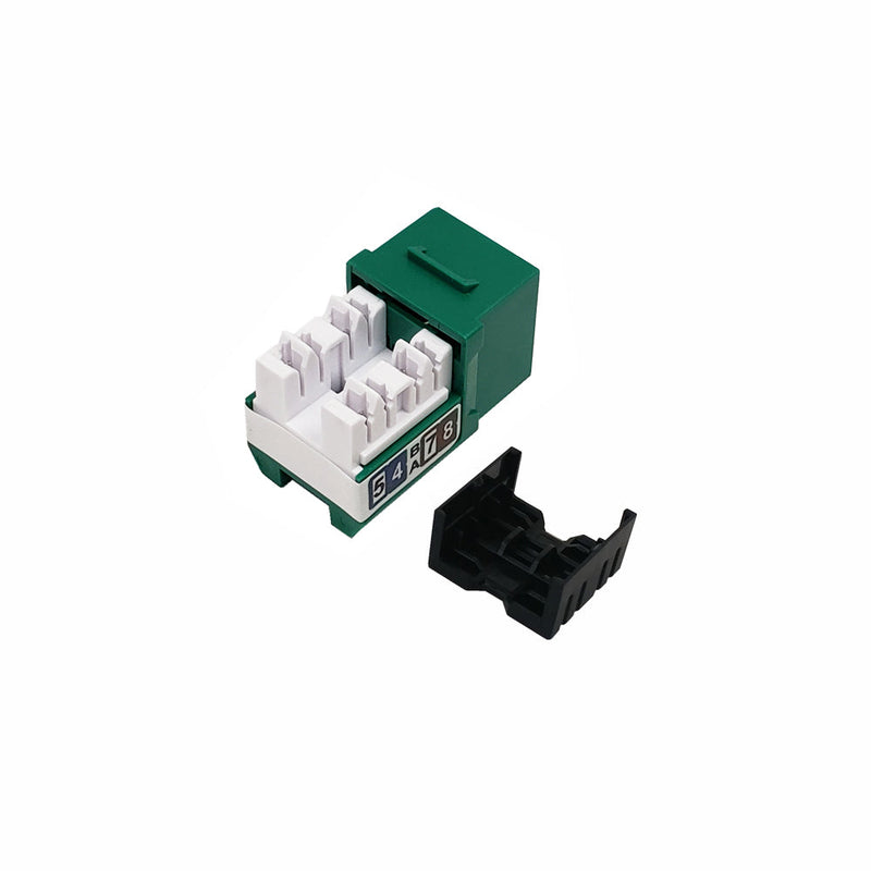 RJ45 Cat6 Slim Profile Jack, 110 Punch-Down