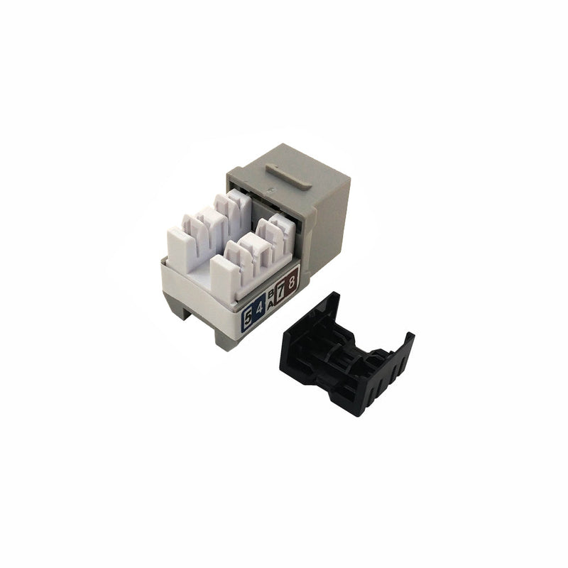 RJ45 Cat6 Slim Profile Jack, 110 Punch-Down