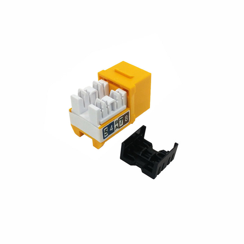 RJ45 Cat6 Slim Profile Jack, 110 Punch-Down