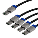 1m External mini-SAS (SFF-8088) to 4x External mini-SAS (SFF-8088) 6G Cable - 30AWG