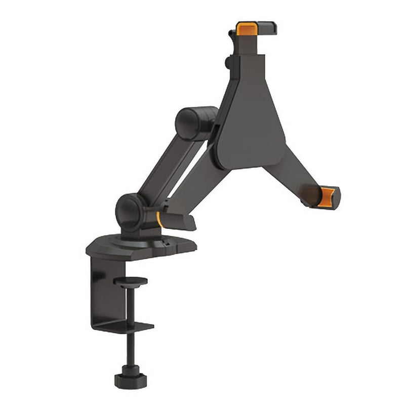 Tablet Mount Single Arm Clamp for iPad and 8.9 inch-10.4 inch Tablets - Black