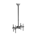 Dual Swivel & Tilt Ceiling Mount Bracket for Flat LCD/LEDs - Fits Sizes 37-70 inches - Maximum VESA 600x400