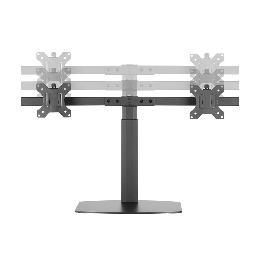 Desktop Monitor Stand, Full Motion, Dual Screen, VESA 100x100 (17-27 inch)
