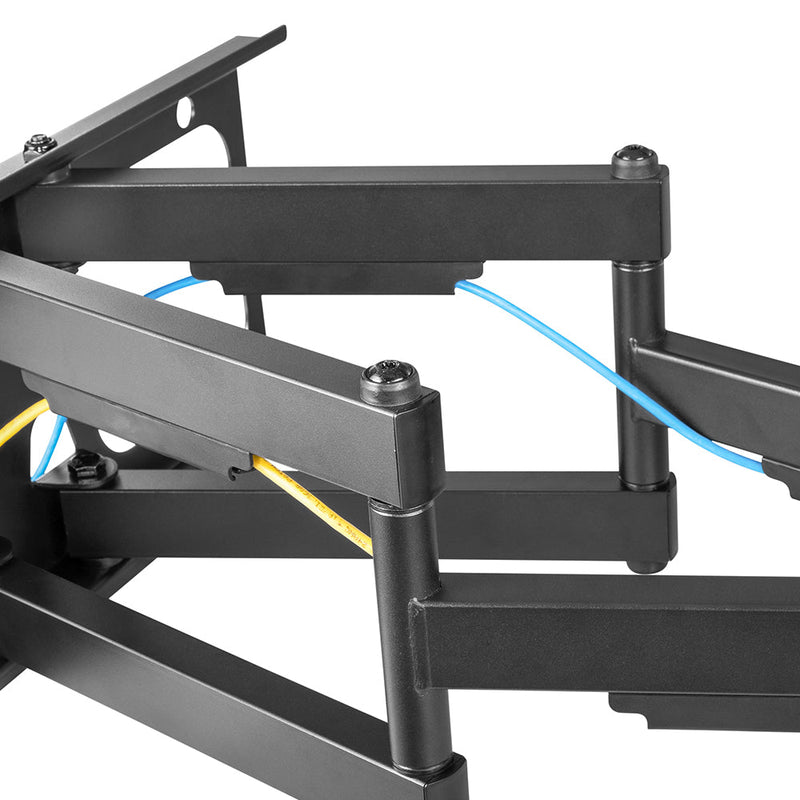 Full Motion Mount TV Wall Mount Bracket for Flat and Curved LCD/LEDs - Fits Sizes 37 to 90 inches - Maximum VESA 600x400