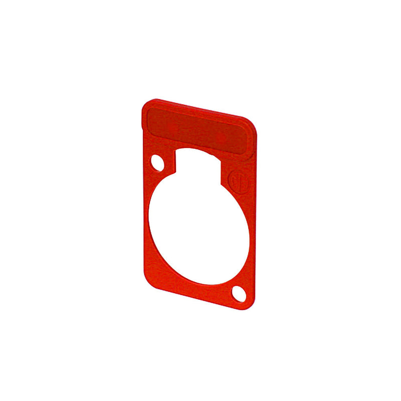 Neutrik D-Series Labelling Plate - Red