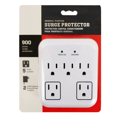 SELECT Lighting Wall Mount Surge Protector Outlet – 15A, 125V, Tamper-Resistant, Ground Indicator, Indoor/Outdoor