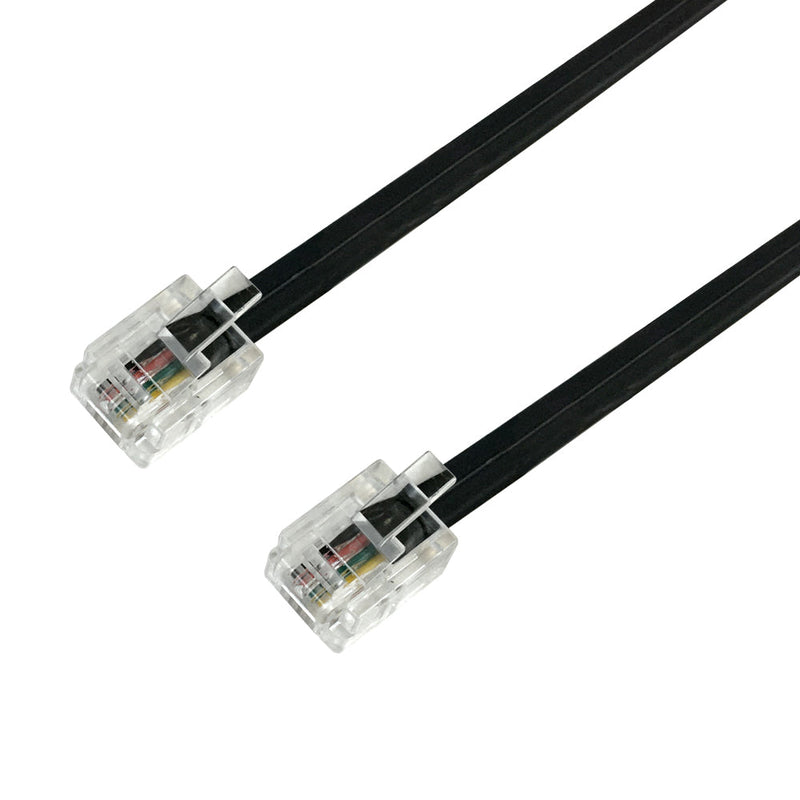 RJ11 Modular Data Cable Straight Through 6P4C