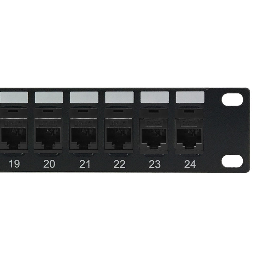 24-Port CAT6 Patch Panel, 19
