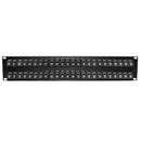 48-Port CAT6A Patch Panel, 19" Rackmount 2U - 110 Punch-Down