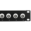 16-Port 50 Ohm BNC Patch Panel, 19 inch Rackmount 1U
