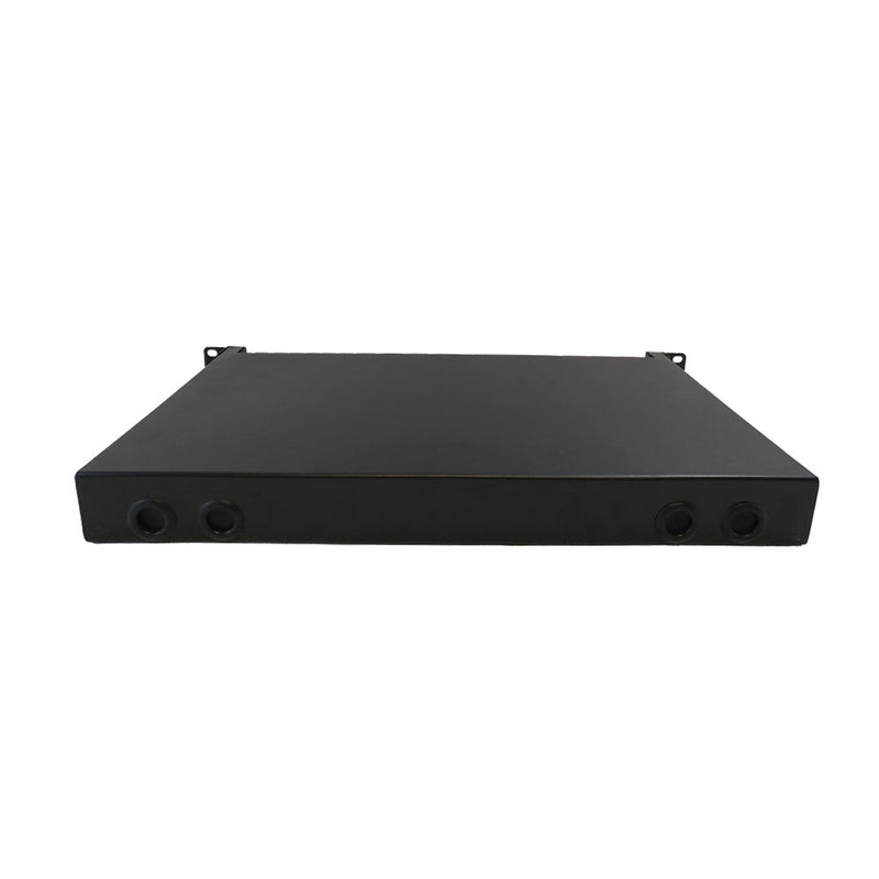 1U 19" Rackmount FDU with Slide Out holds 2 panels - Black