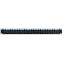 24 Port LC/LC Singlemode 9u Duplex Patch Panel - 19" Rackmount 1U