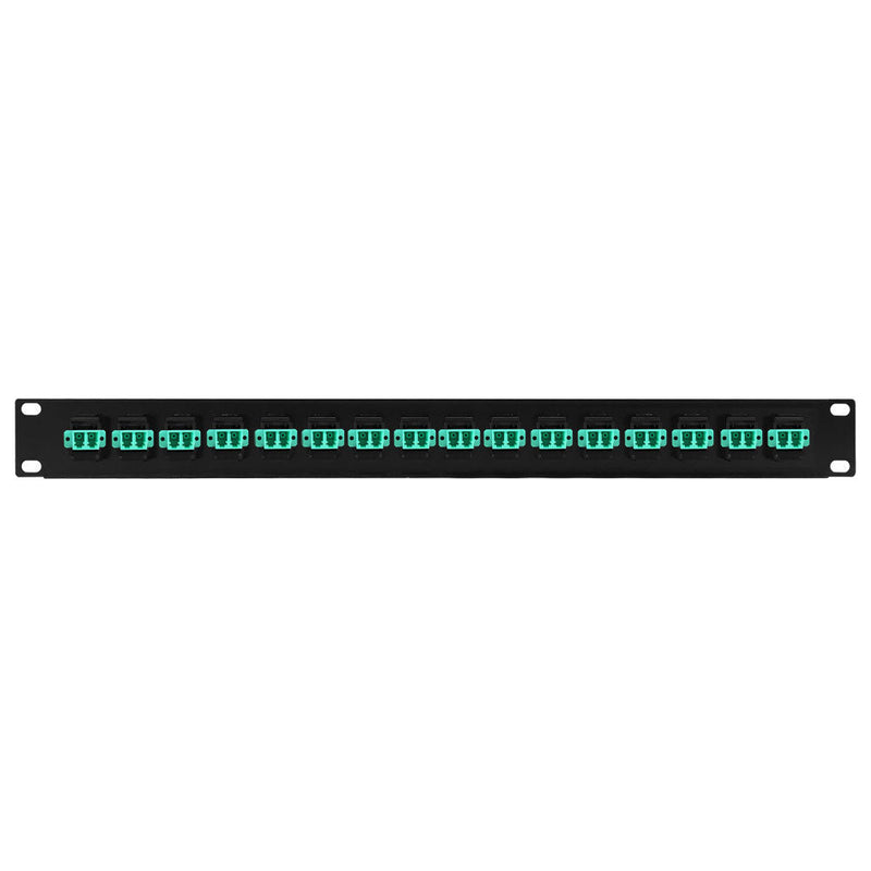 16 Port LC/LC Multimode 50u OM3/4 Duplex Patch Panel - 19" Rackmount 1U