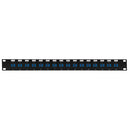 16 Port SC/SC Singlemode 9u Simplex Patch Panel - 19" Rackmount 1U