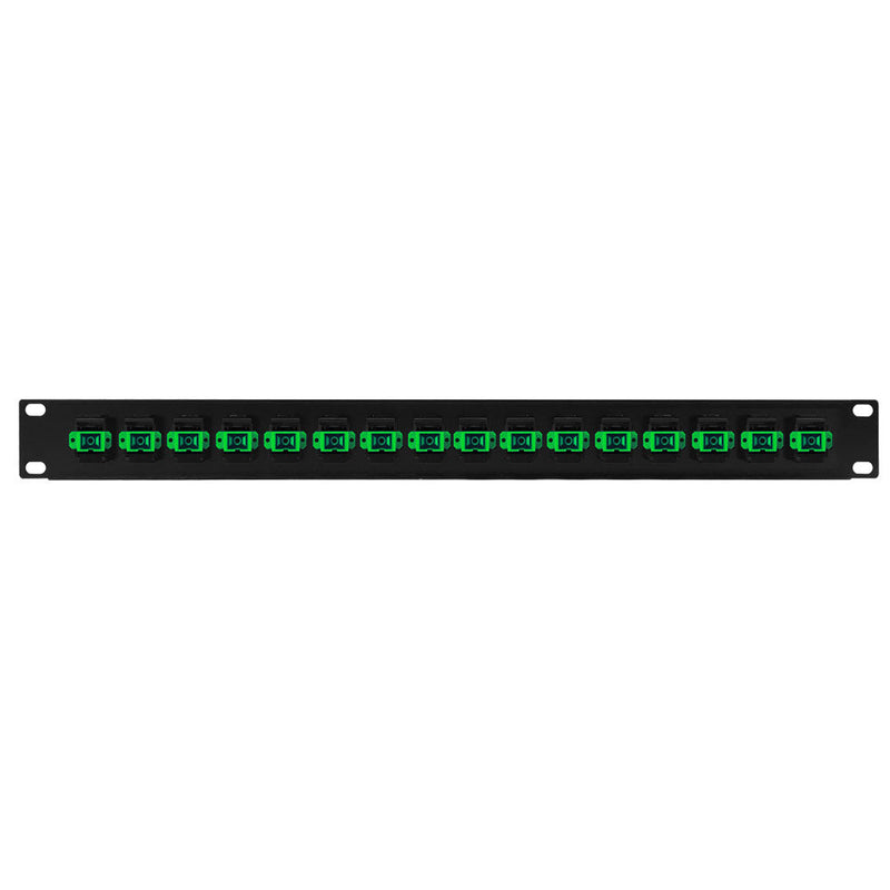 16 Port SC/SC APC Singlemode 9u Simplex Patch Panel - 19