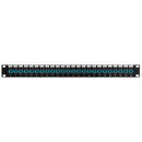 24 Port SC/SC Multimode 50u OM3/4 Simplex Patch Panel - 19" Rackmount 1U