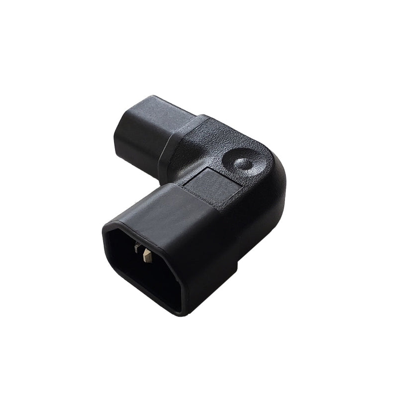 C14 to C15 Angled Power Adapter