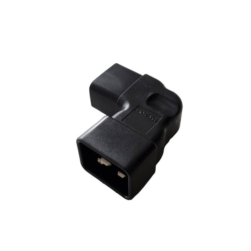 C20 to C19 Right Angle Power Adapter