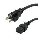 Hospital Grade 5-20P to C19 Power Cable - 12AWG - SJT (20A/125V)