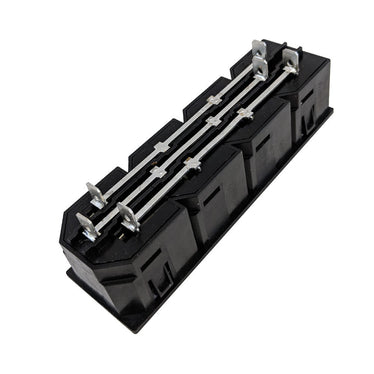 C13 Locking Receptacle - 4 Tier - 6.3mm Terminal, 1.5mm Panel Thicknes