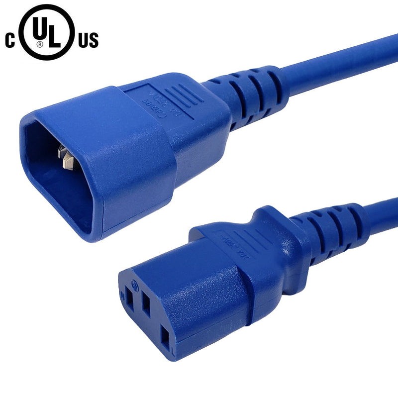 C13 to IEC C14 Power Cable - SJT