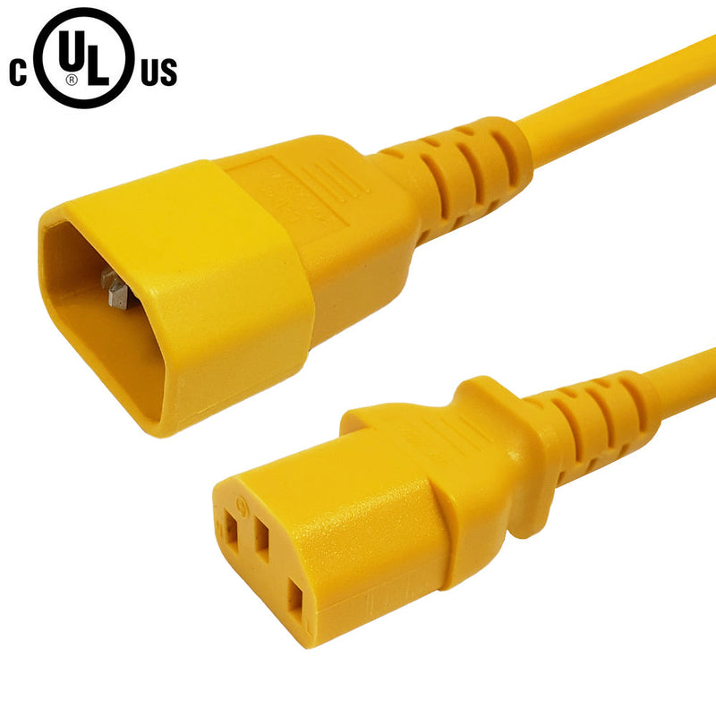 C13 to IEC C14 Power Cable - SJT