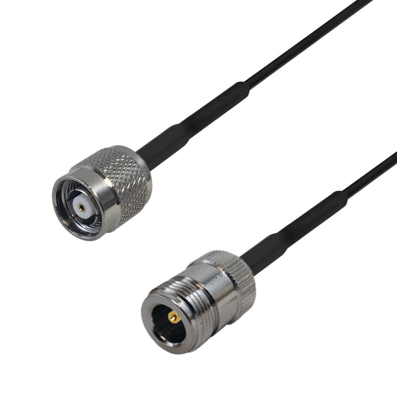 RG174 N-Type Female to TNC-RP Reverse Polarity Male Cable