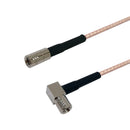 Premium Phantom Cables RG316 SMB Male to SMB Male Right Angle Cable
